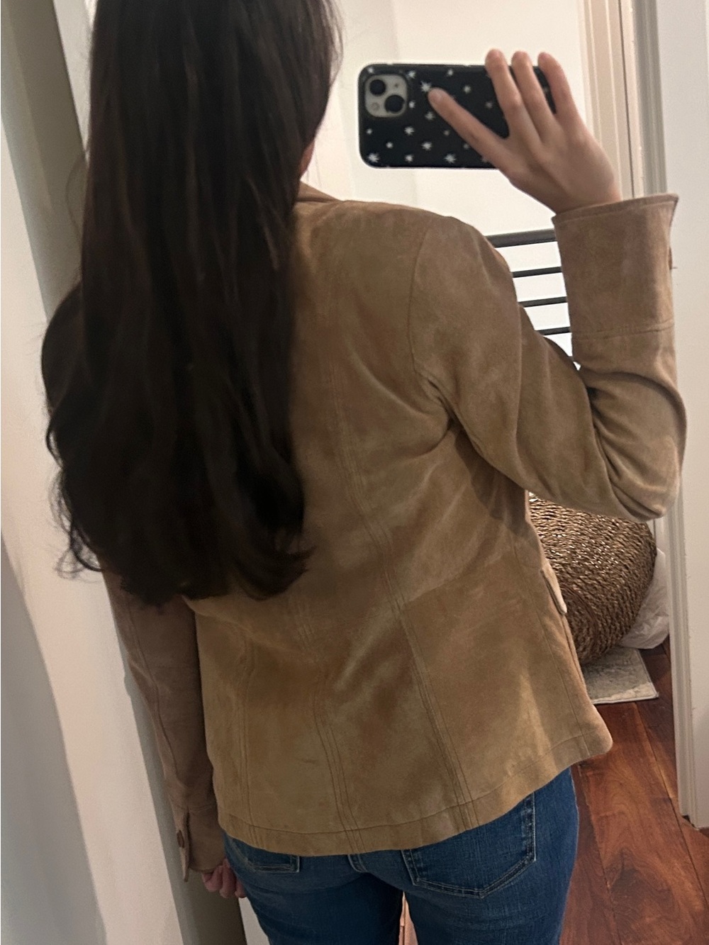 90s Autumn Girl Suede Leather Jacket